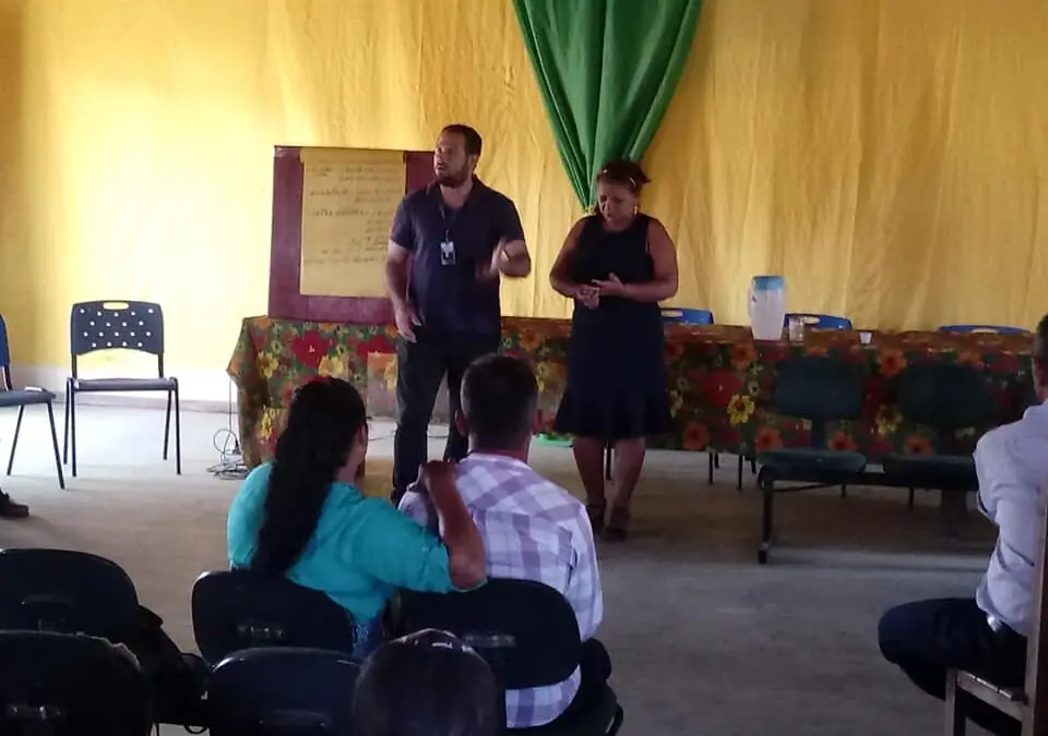 Reunião com parceiros: STTR, CFR, Secretaria Municipal entre outros para mobilização e planejamento da Oficina do Projeto FVPP Florestabilidade.