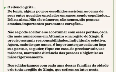 NOTA DE SOLIDARIEDADE