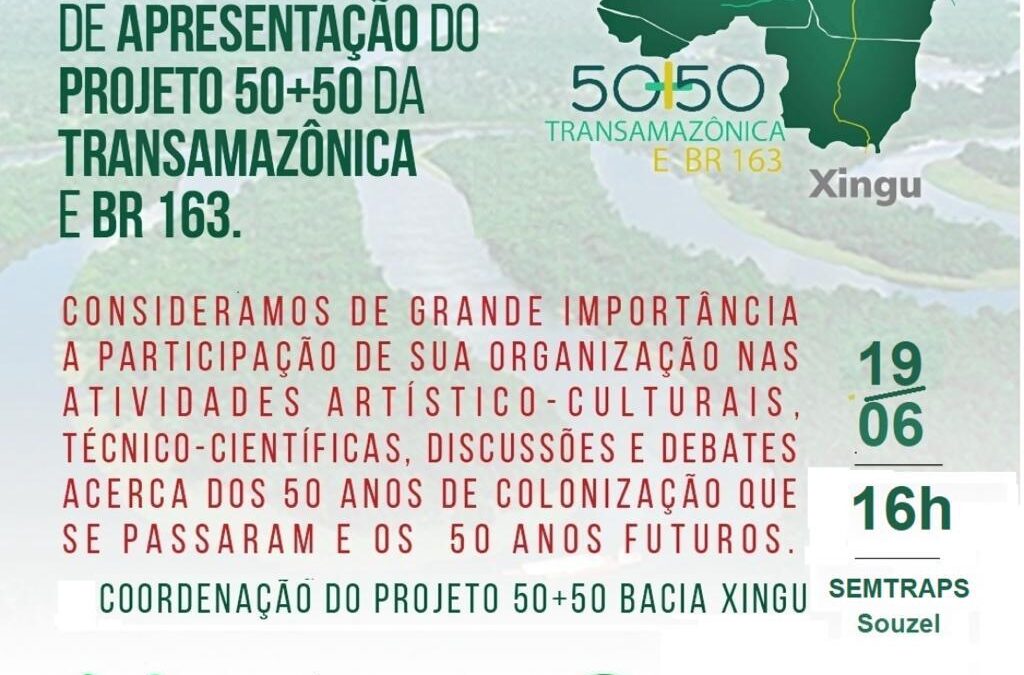 Projeto 50+50 – Região das Águas