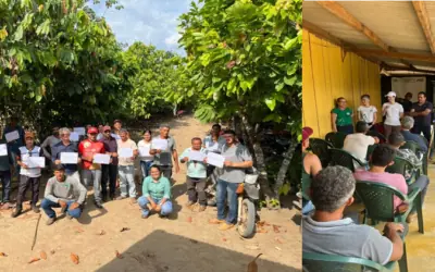 Oficina sobre manejo sustentável do cacau no município de Senador José Porfírio
